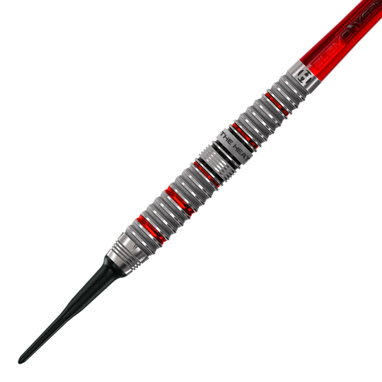 Gezeigt wird das Produkt Harrows Damon Heta Series 4 Softdarts. Die Darts eignen sich ideal für Softdartspieler.