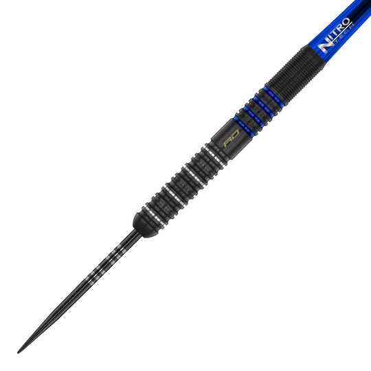 Red Dragon David Williams V1 stalen dartpijlen - 23 g Zu sehen ist das Produkt Red Dragon David Williams V1 Steeldarts - 23g. Die Steeldarts werden aus einer anderen Perspektive präsentiert.