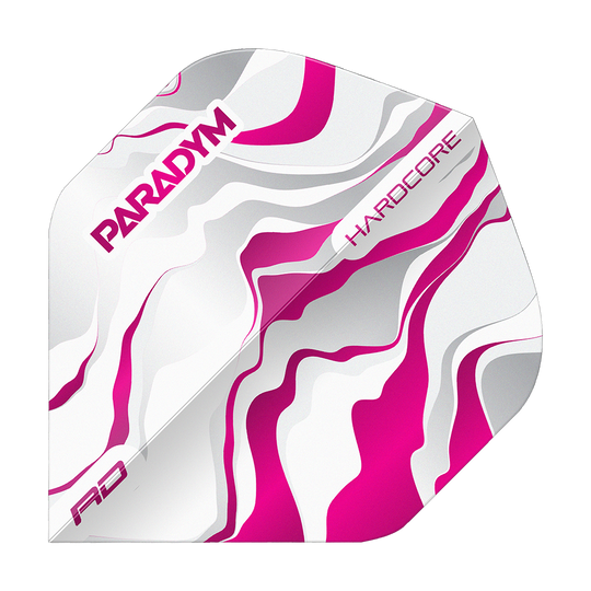 Red Dragon Hardcore Premium Paradym Pink Premium No2 Standaard Vluchten Abgebildet sind die Red Dragon Hardcore Premium Paradym Pink Premium No2 Standard Flights. Diese Dart-Flights überzeugen durch ihr auffälliges, pinkes Design.