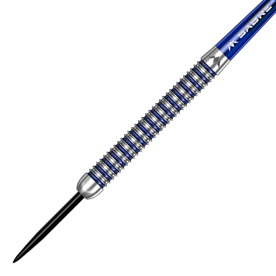 Mission ION Blue Silver Steeldarts werden hier abgebildet. Die Darts haben ein blau-silbernes Design.