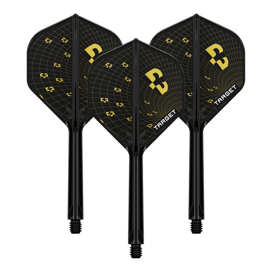 Target K-Flex Bolide No2 Standaardvluchten Gezeigt wird ein Set der Target K-Flex Bolide No2 Standard Flights mit einer Länge von 33mm. Die Flights sind sauber aufgereiht.