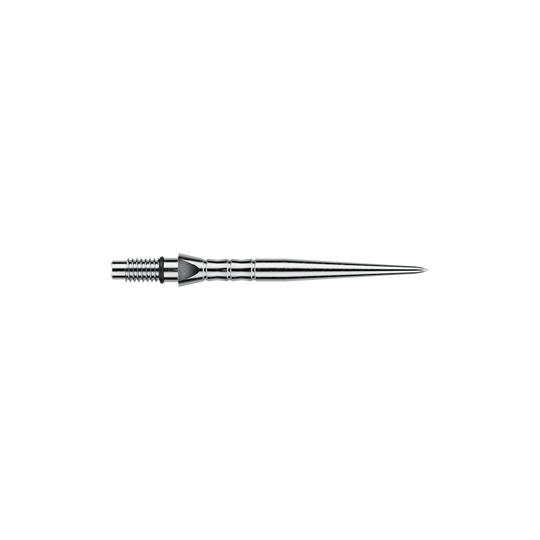 Winmau Switch Point Wave stalen dartpunten - Zilverkleurig effect Hier sieht man Winmau Switch Point Wave Silver Effect Steeldartspitzen mit 26 mm Länge. Die Dartspitzen haben einen silbernen Welleneffekt.