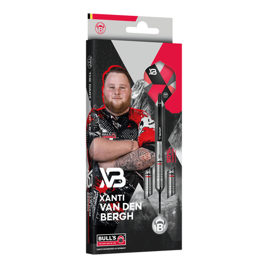 Bulls Xanti Van Den Bergh Steeldarts - 22g Das Foto zeigt die Bulls Xanti Van Den Bergh Steeldarts - 22g. Sie bieten höchste Qualität für jedes Spielniveau.