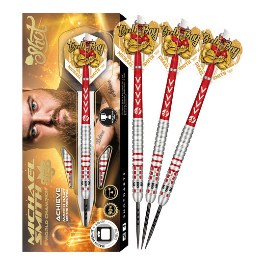 Shot Michael Smith bereikt WK 2024 Limited Edition Steeldarts - 24g