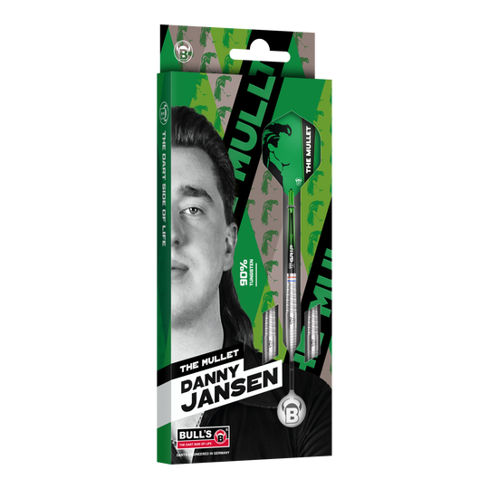 Bulls Danny Jansen softdarts - 20 g Hier ist der Bulls Danny Jansen Softdart mit 20g Gewicht abgebildet. Das Produkt eignet sich für professionelle Softdartspiele.