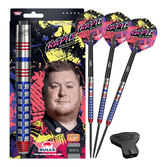 Bulls NL Ricky Evans Rapid Convertible Point stalen dartpijlen