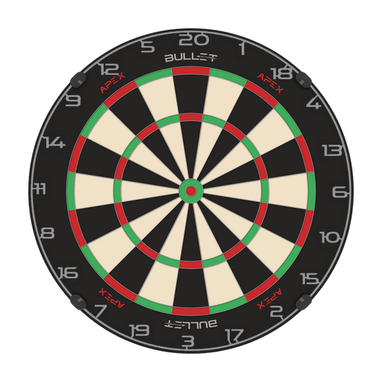 Bullet Dartboard Nummerring Dieses Bild zeigt einen Zahlenring in Grau für ein Dartboard. Der Artikelname ist BT1000110_Bullet_Dartboard_Zahlenring_Grau_2.