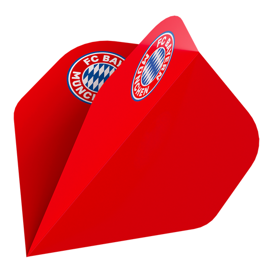 Bulls FC Bayern München Vluchtcollectie - 5 sets Zu sehen ist die Bulls FC Bayern München Flight Collection - 5 Satz. Dieses Flight-Set enthält fünf verschiedene Flights im Design des FC Bayern München.