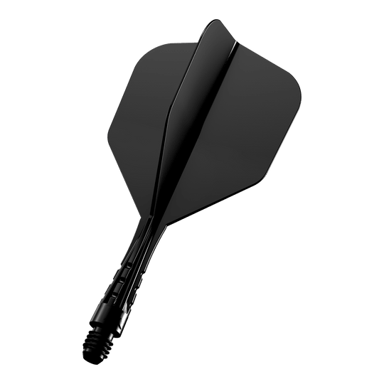 Mission Force 90 Vortex No6 Flight Shaft-systeem - Effen zwart Das Produkt ist ein einzelnes schwarzes Vortex No6 Flight-Shaft-System mit 222mm Länge. Es eignet sich für Dartpfeile als Ersatzteil.