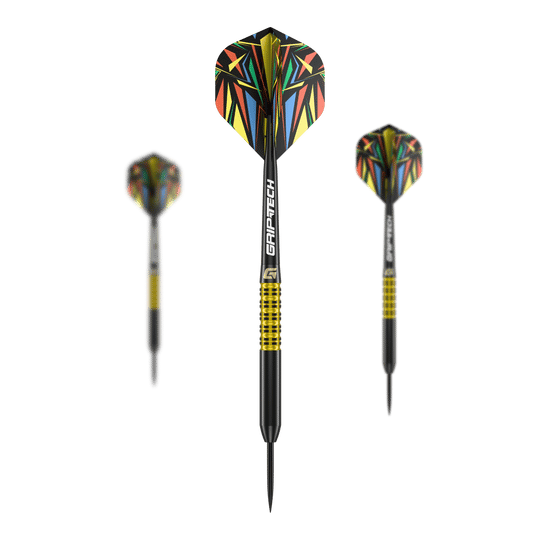 GEIT Atleet Geel Messing Steeldarts - 12g