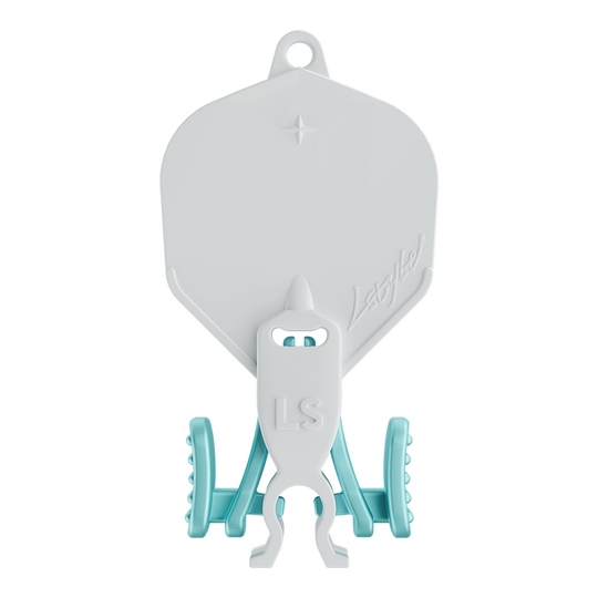 L-Style L-systeem sleutel-2 gereedschap voor het verwijderen van de vliegas Dieses Bild zeigt das L-Style L-System Key-2 Flight Shaft Remover Tool. Das Produkt dient zum Entfernen von Dart Flights und Shafts.