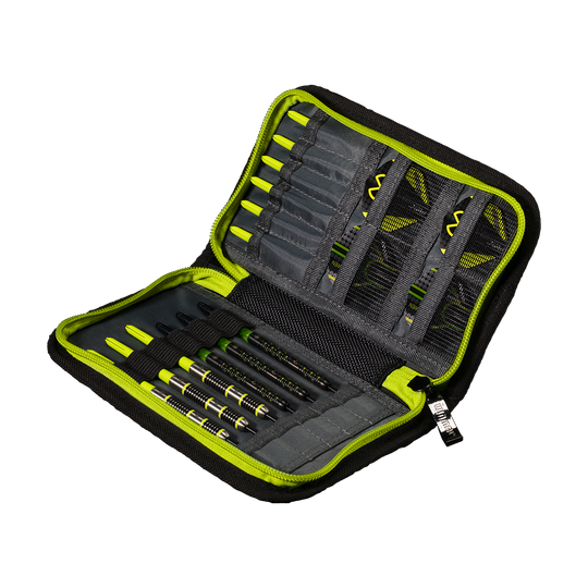 8330_Winmau_MvG_Sport_Edition_Wallet_2 Winmau MvG Sport Edition Wallet als Etui. Das Hardcase ist länglich und mehrfarbig.