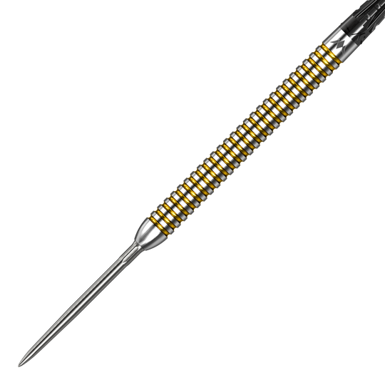 Mission Mike De Decker V2 R2.5 stalen dartpijlen Gezeigt wird das Modell Mission Mike De Decker V2 R2.5 Steeldarts. Die Steeldarts sind aus hochwertigen Materialien gefertigt.