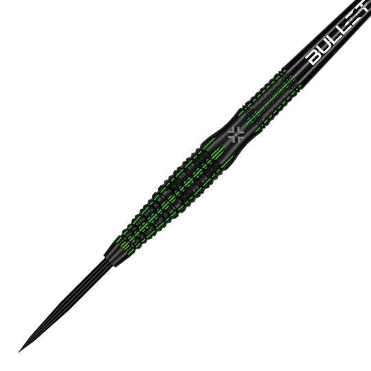 Bullet Poison stalen pijltjes Hier ist der Bullet Poison Steeldart aus einer anderen Perspektive zu sehen. Diese Steeldarts sind für beste Ergebnisse konzipiert.