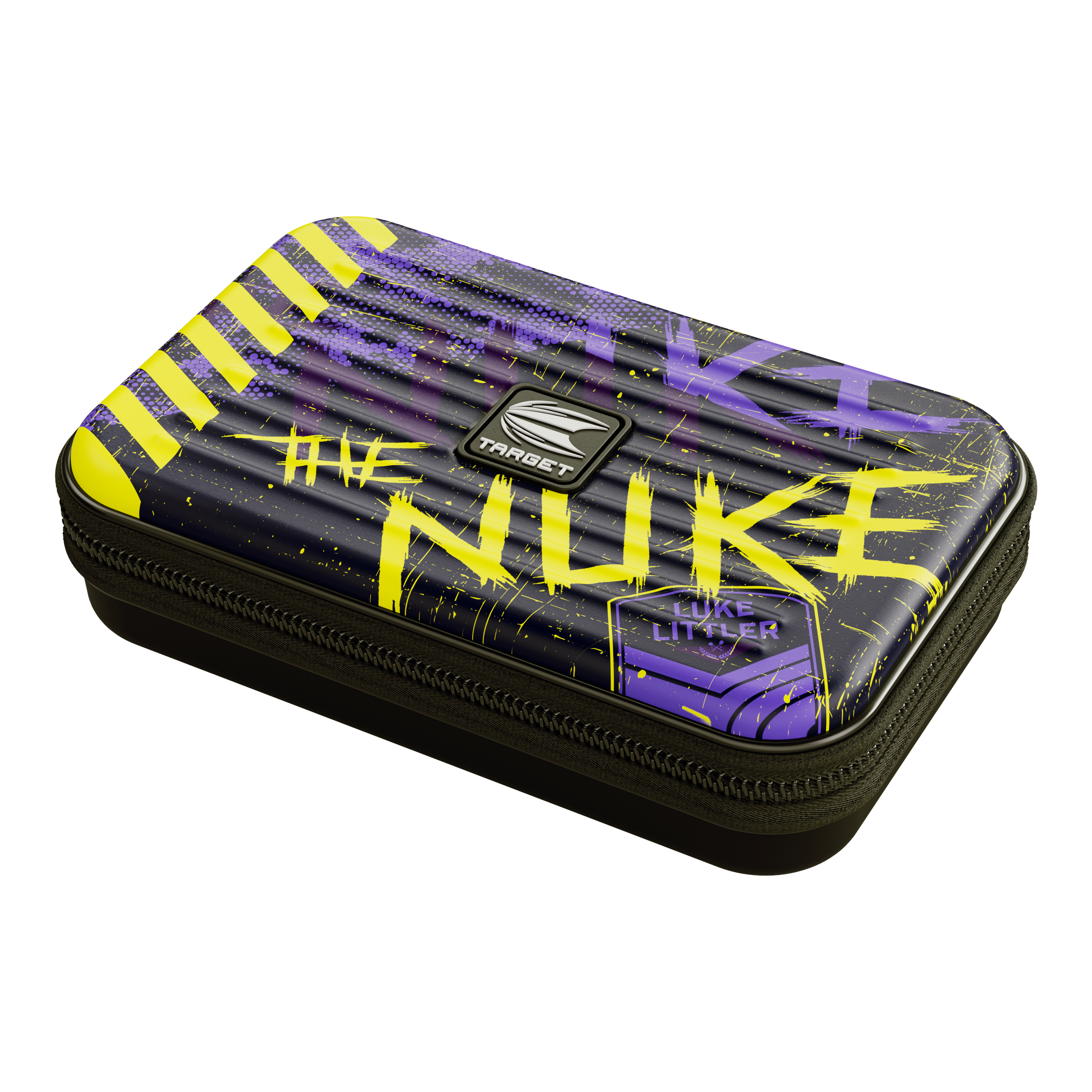 Target Takoma Luke Littler XL dartkoffer Hier ist das Target Takoma Luke Littler XL Dartcase zu sehen. Es eignet sich zur Aufbewahrung und zum Transport von Dartzubehör.