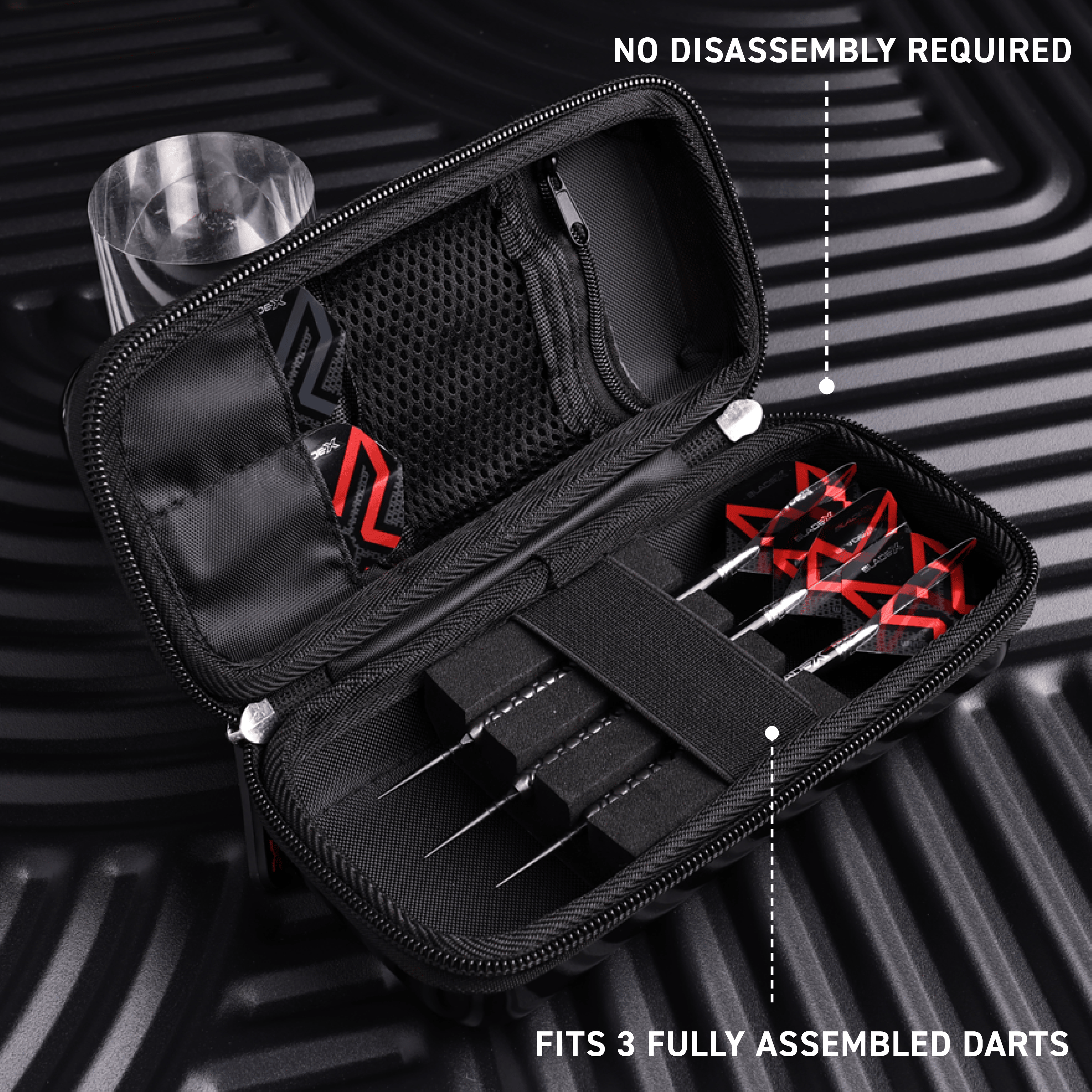 Winmau Blade X Armor G1 dartportemonnee Ein Bild mit dem Dateinamen 8534_Winmau_Blade_X_Armor_G1_Dartwallet_W1. Vermutlich handelt es sich um ein Dartwallet-Produkt.